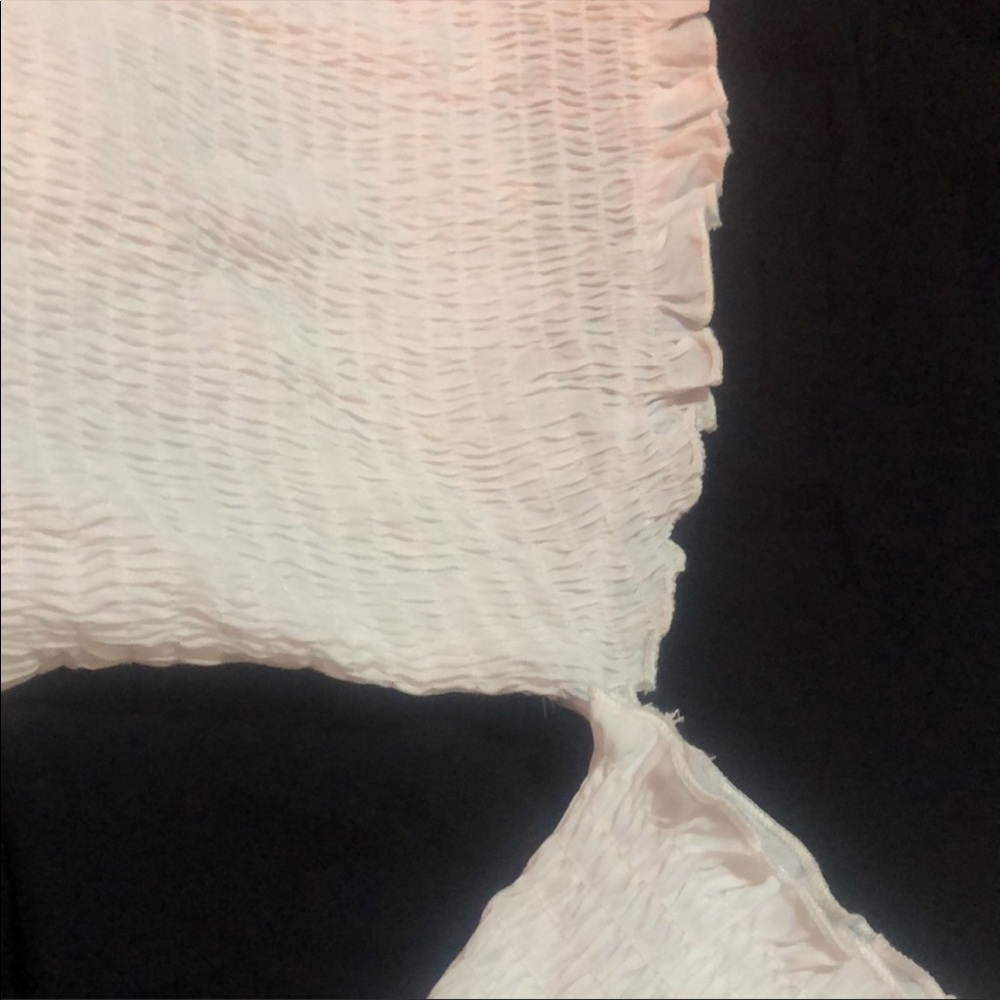 NWOT Shirred Off The Shoulder Dress - Picture 4 of 6